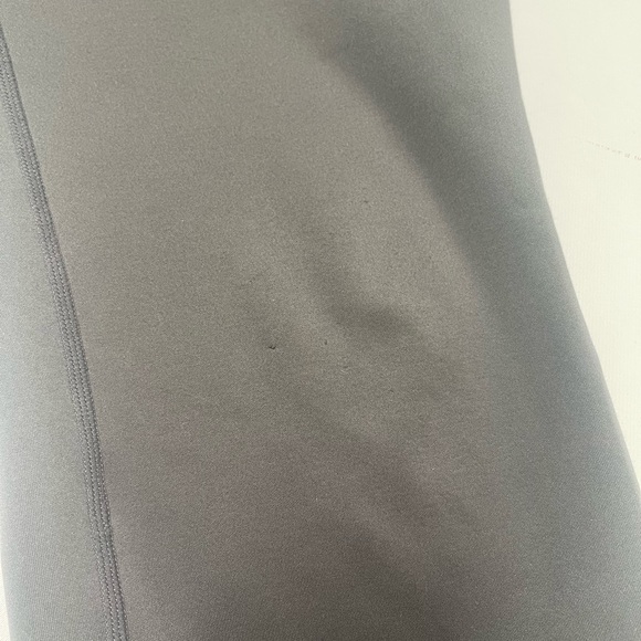 Techwick Gray Athletic Workout Leggings - Picture 6 of 6